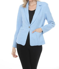 Joseph Ribkoff - Bouclé Fitted Notched Collar Blazer