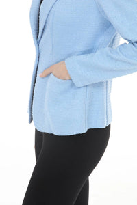 Joseph Ribkoff - Bouclé Fitted Notched Collar Blazer