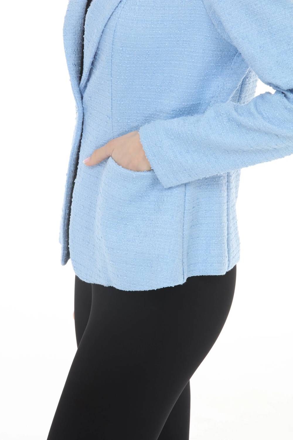 Joseph Ribkoff - Bouclé Fitted Notched Collar Blazer