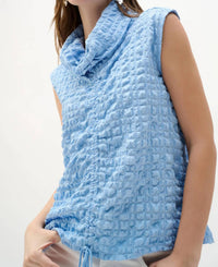 Joseph Ribkoff - Bubble Jacquard Cowl Neck Top