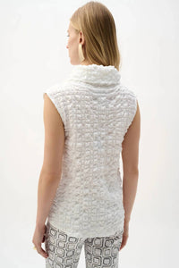 Joseph Ribkoff - Bubble Jacquard Cowl Neck Top