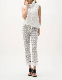 Joseph Ribkoff - Bubble Jacquard Cowl Neck Top