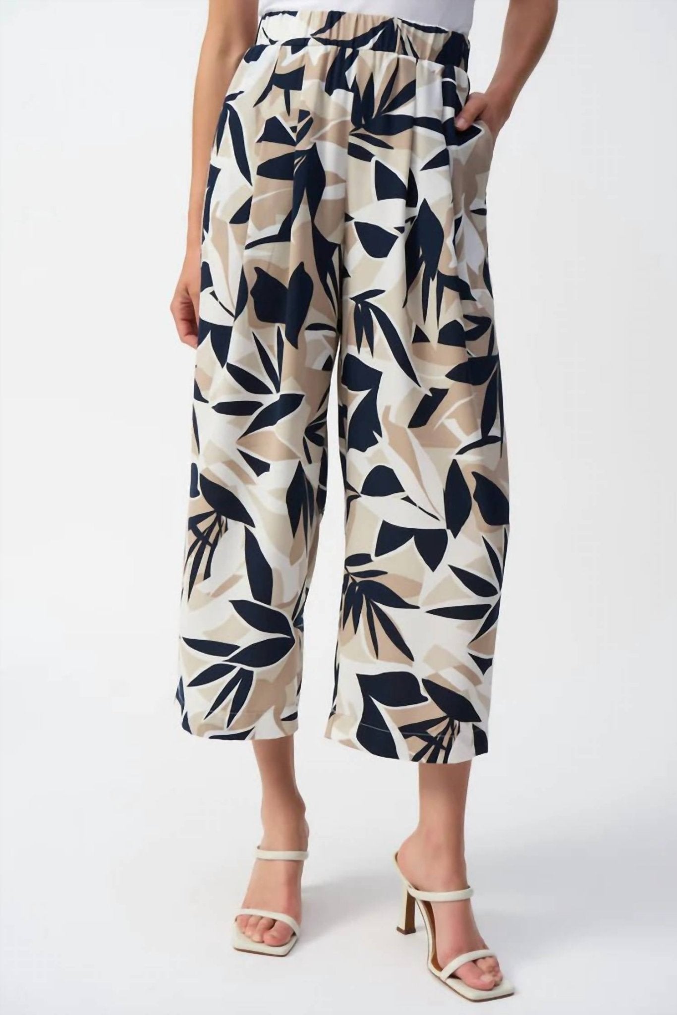 Joseph Ribkoff - Chic Gauze Pants - clothing - pants - patterned