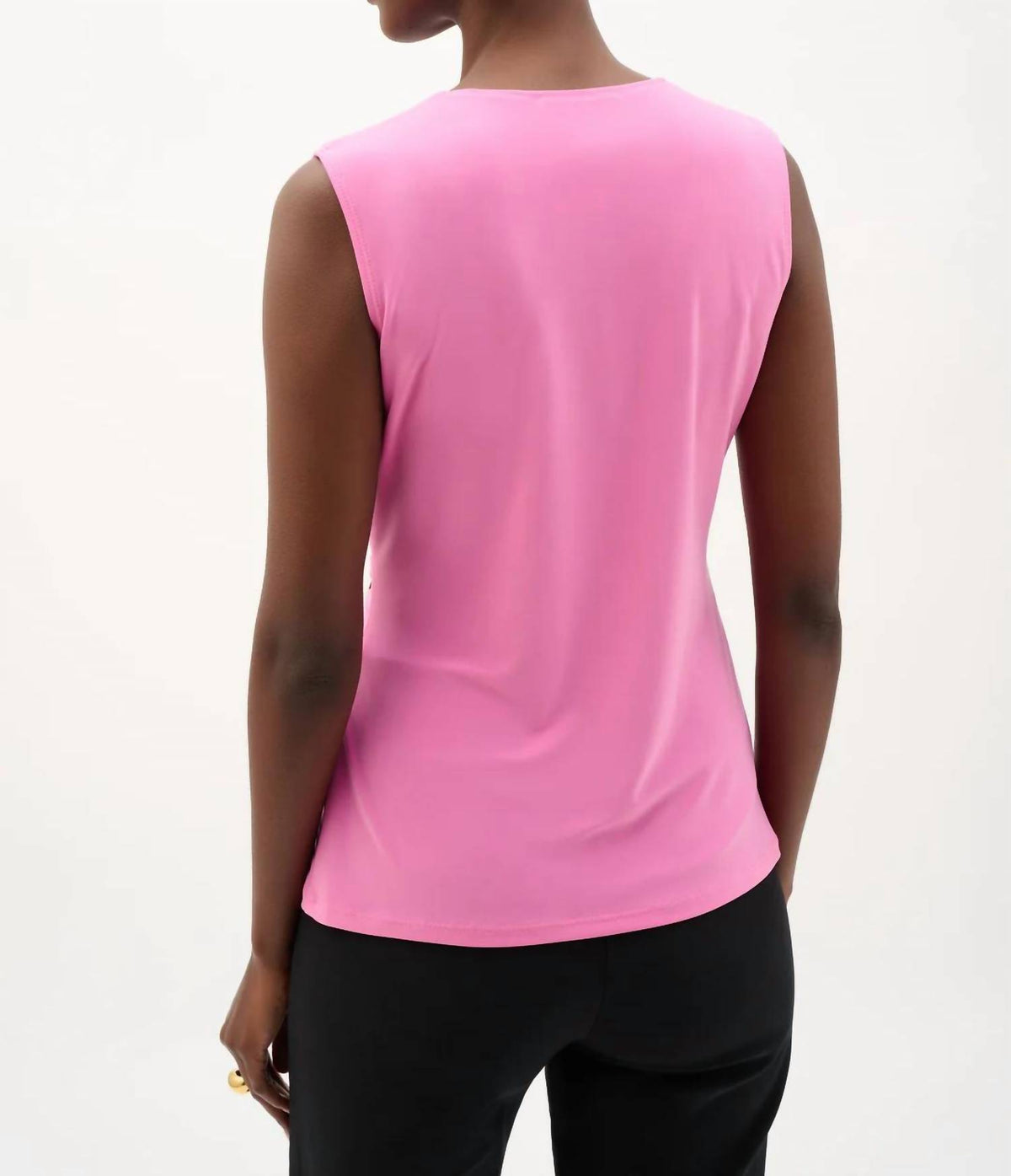 Joseph Ribkoff - Chic Sleeveless V-neck Pullover Top