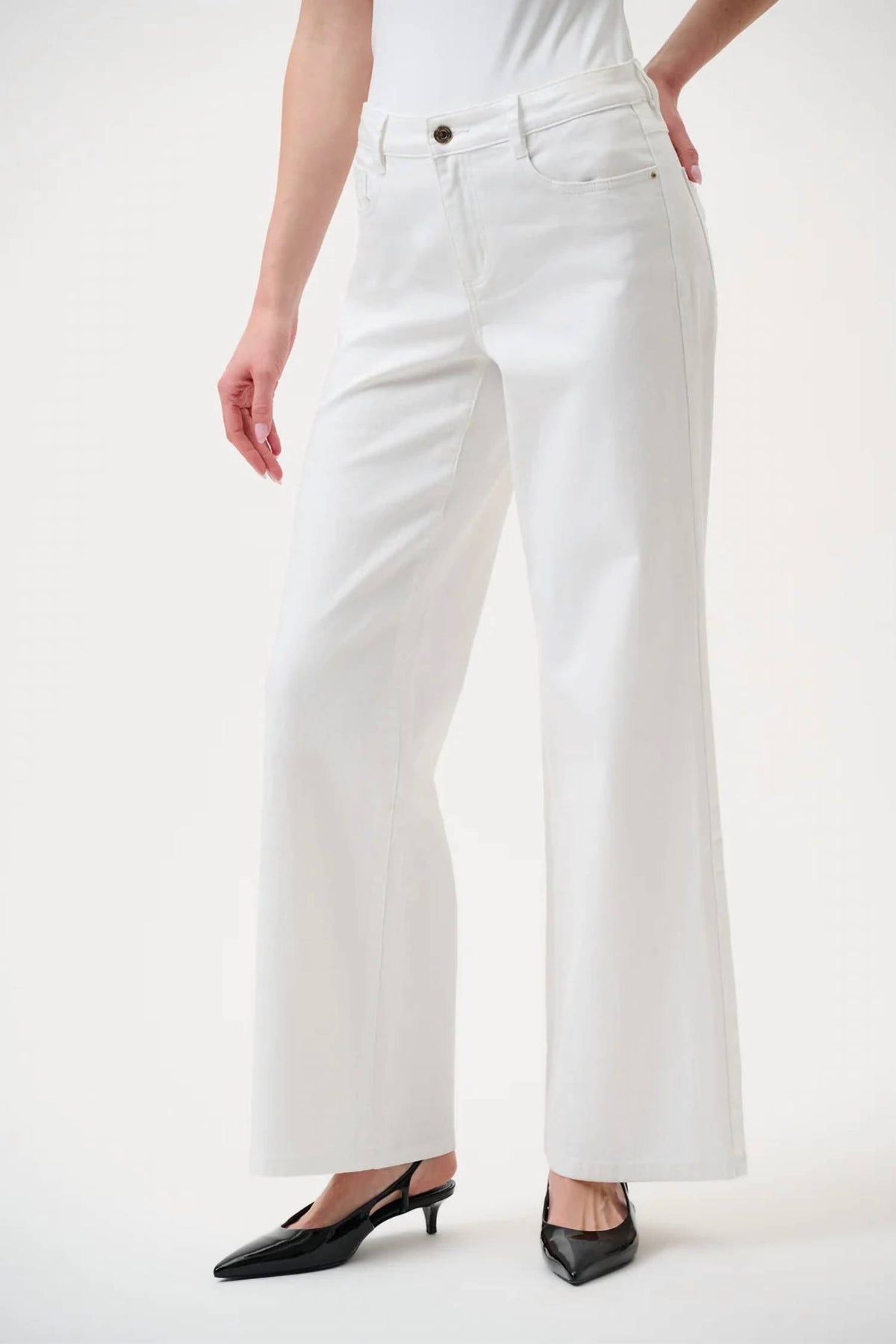 Joseph Ribkoff - Classic Wide-leg Stretch Jeans
