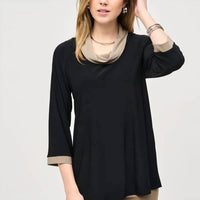 Joseph Ribkoff - Colour Block Tunic Top