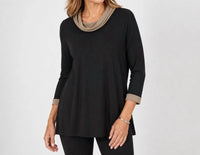 Joseph Ribkoff - Colour Block Tunic Top