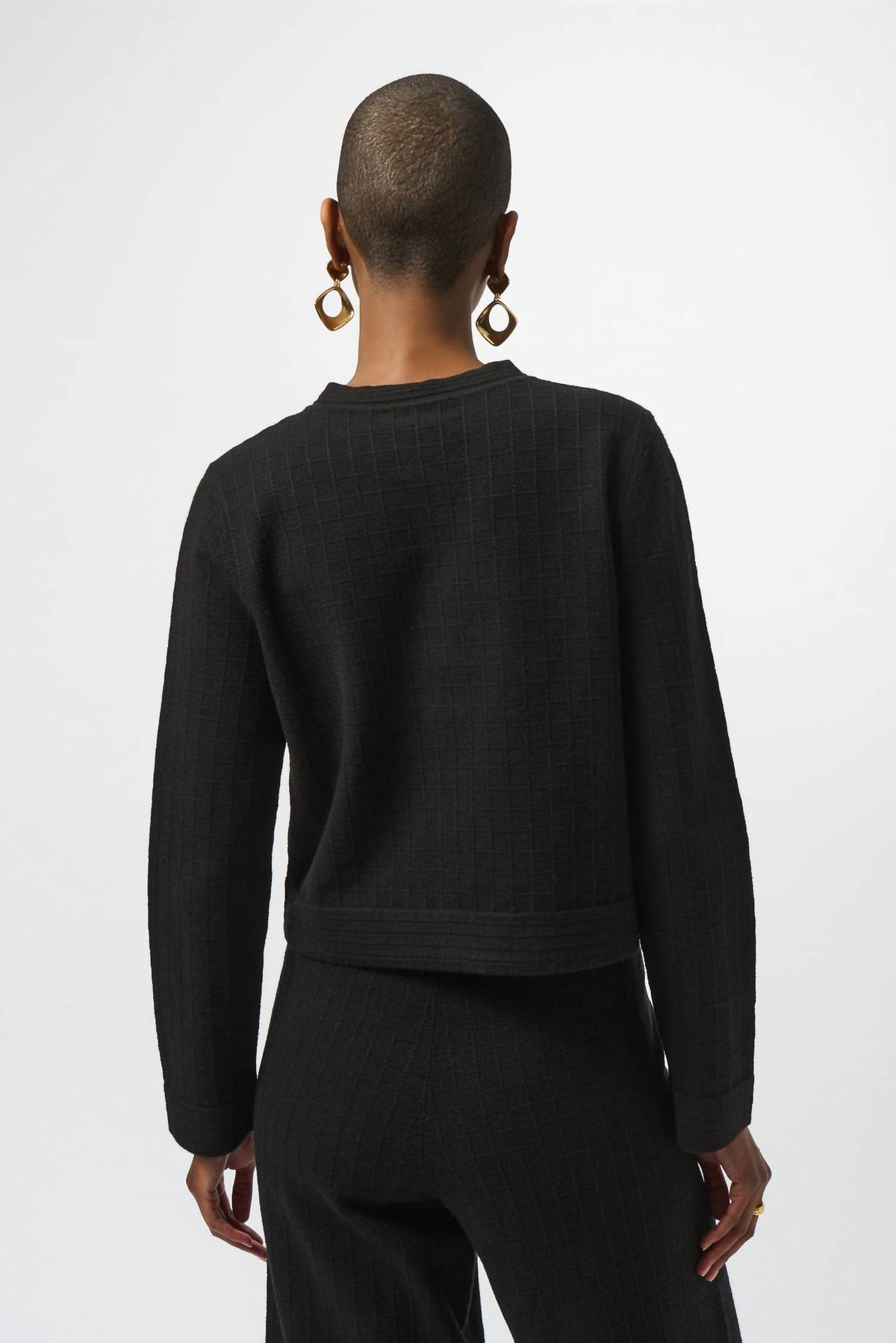 Joseph Ribkoff - Crew Neck Button-front Jacket