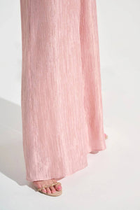 Joseph Ribkoff - Crinkle Jacquard Pull-on Wide Leg Pants