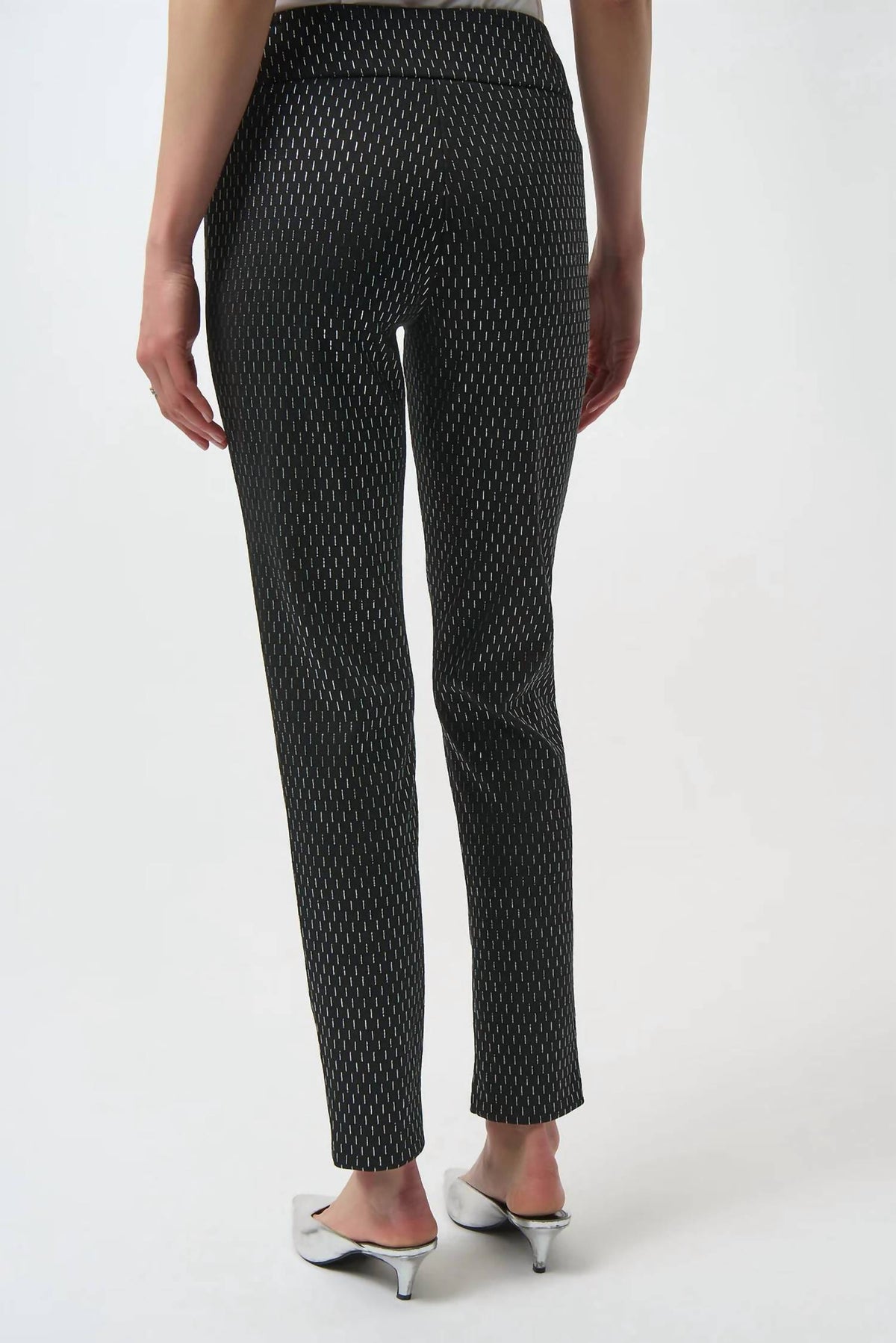 Joseph Ribkoff - Dot Print Pull On Slim Fit Pants