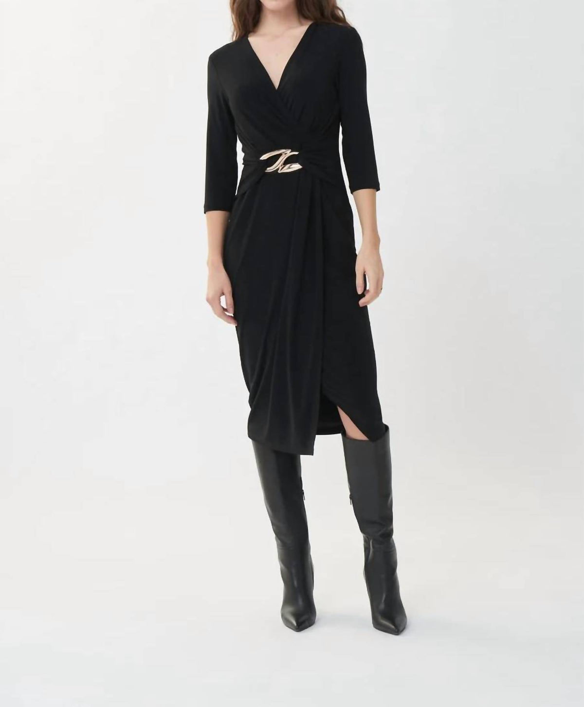 Joseph Ribkoff - Draped Sheath Dress