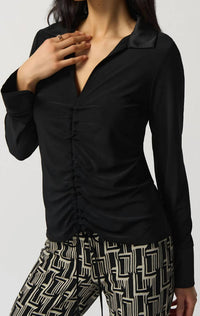 Joseph Ribkoff - Dylan Satin Collar Top