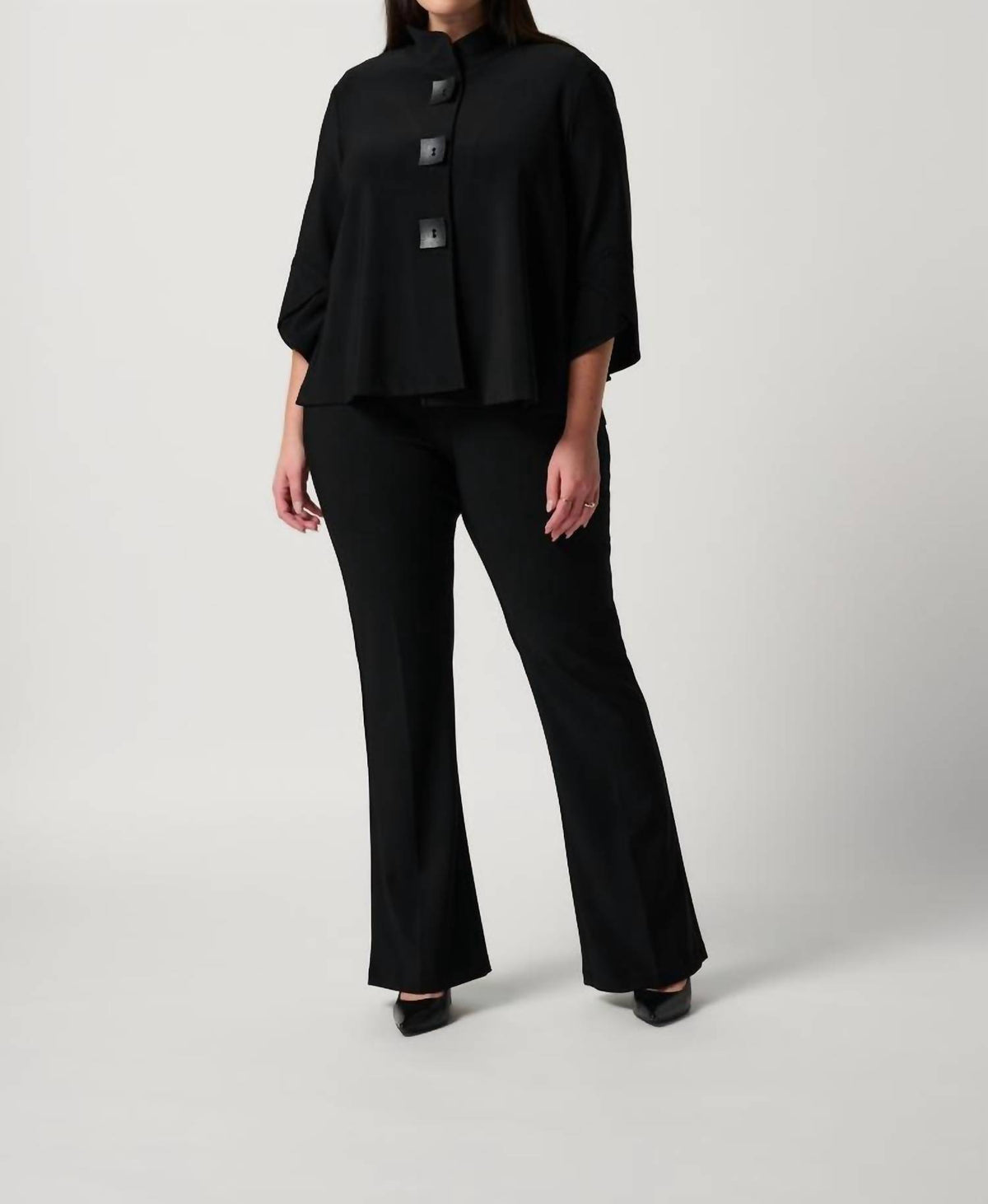 Joseph Ribkoff - Elasticated-waist Flared Trousers