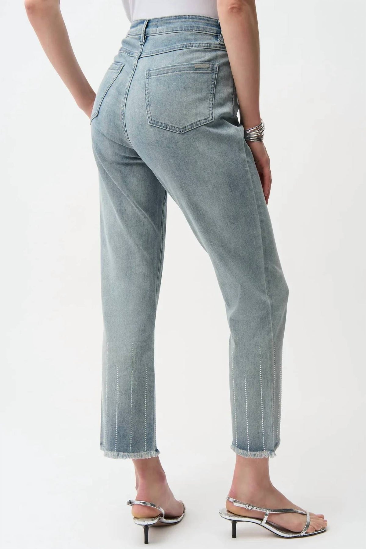 Joseph Ribkoff - Embellished Cropped Jeans