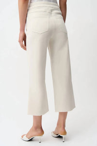 Joseph Ribkoff - Embellished Side Slit Culotte Jeans