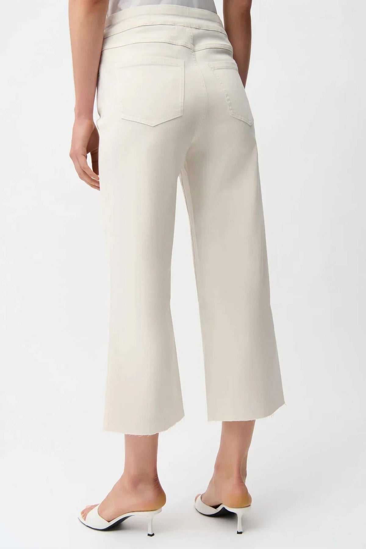 Joseph Ribkoff - Embellished Side Slit Culotte Jeans