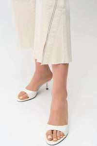Joseph Ribkoff - Embellished Side Slit Culotte Jeans