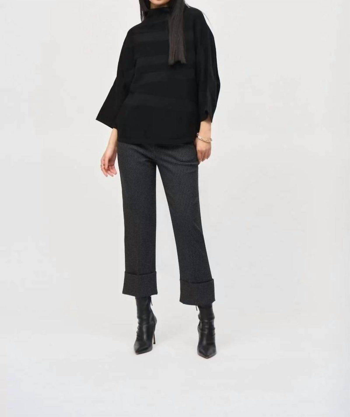 Joseph Ribkoff - Empress Mock Neck Boxy Top