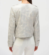 Joseph Ribkoff - Faux Suede Boxy Jacket