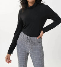 Joseph Ribkoff - Fitted Mock Neck Top