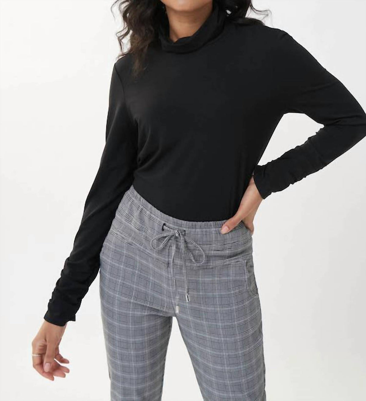 Joseph Ribkoff - Fitted Mock Neck Top