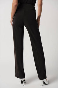 Joseph Ribkoff - Flared Leg Pants - black - boot - cut - clothing