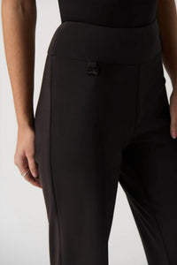 Joseph Ribkoff - Flared Leg Pants - black - boot - cut - clothing