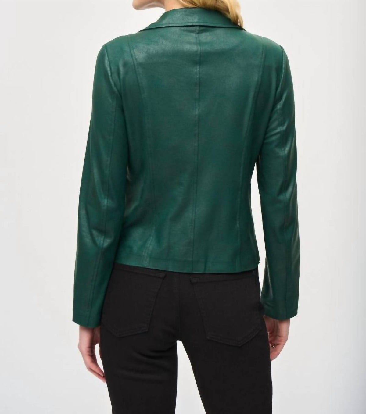 Joseph Ribkoff - Foiled Faux Suede Jacket