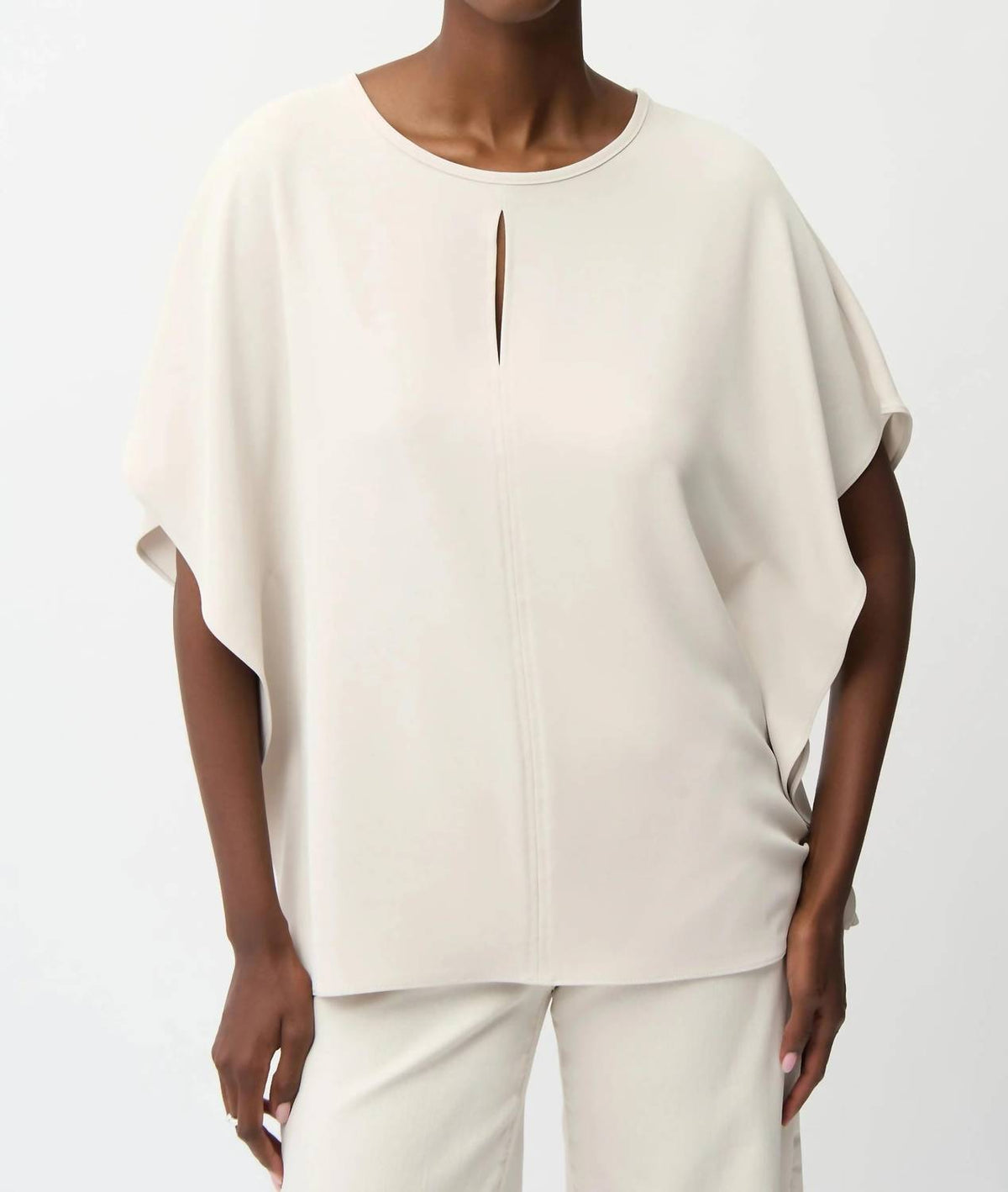 Joseph Ribkoff - Front Keyhole Poncho Top