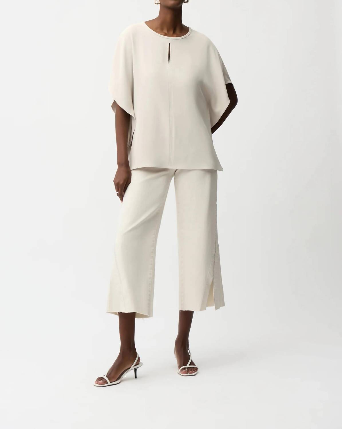Joseph Ribkoff - Front Keyhole Poncho Top