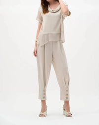 Joseph Ribkoff - Gauze Pull-on Barrel Pants