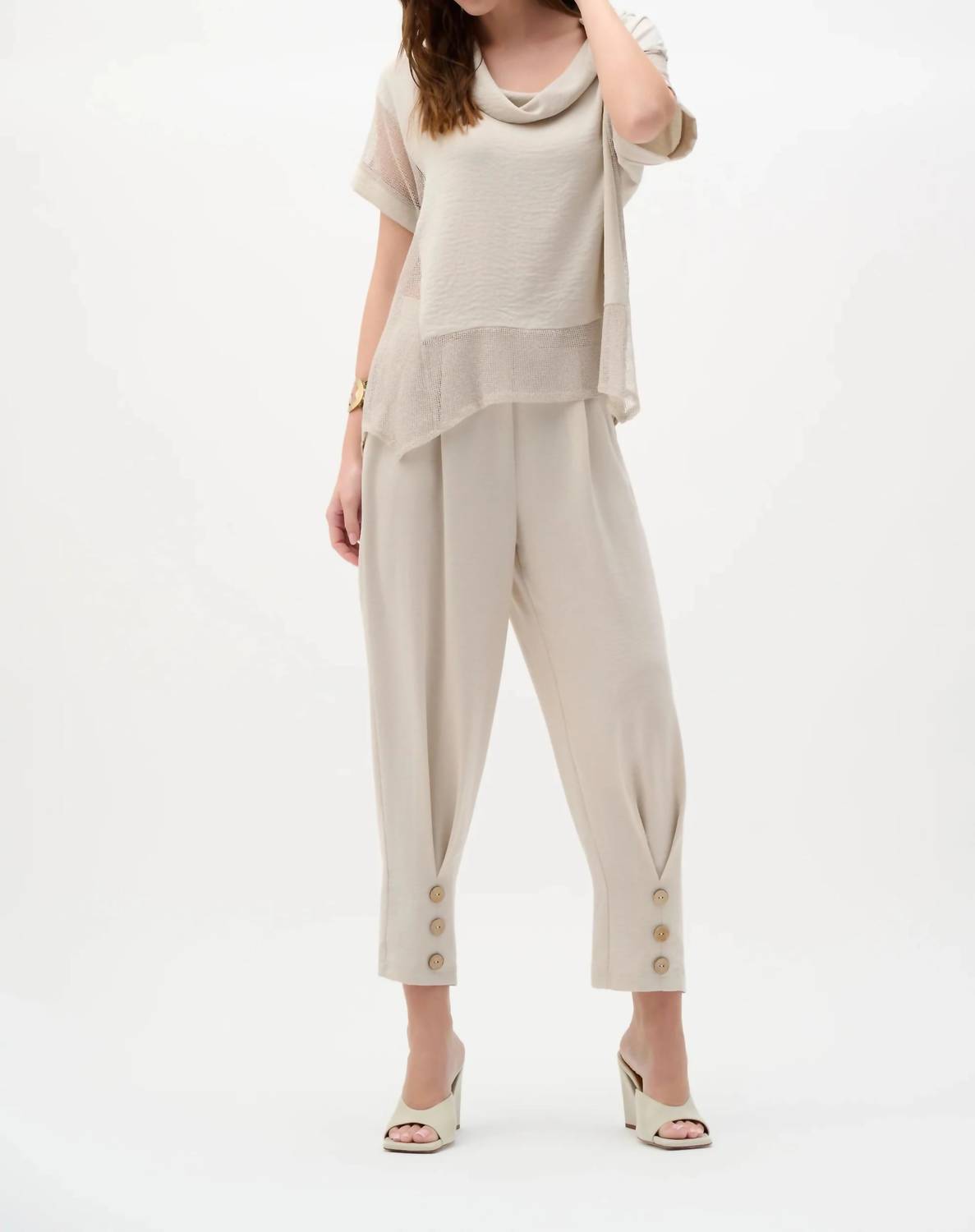 Joseph Ribkoff - Gauze Pull-on Barrel Pants