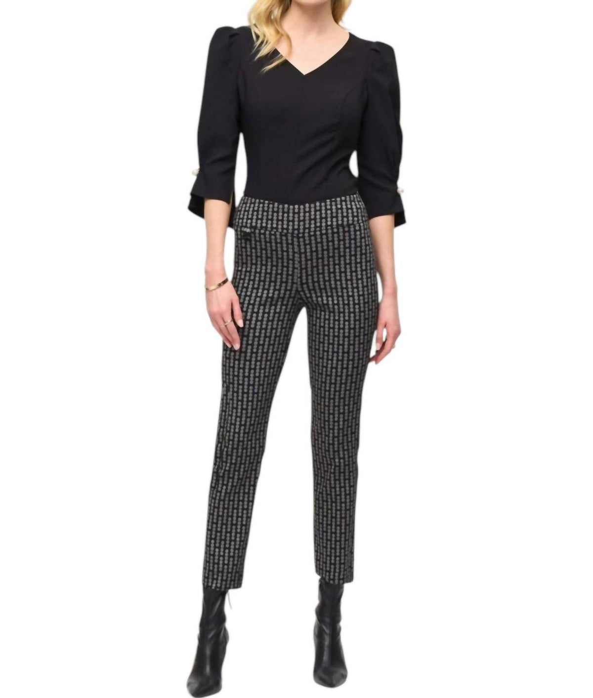 Joseph Ribkoff - Geometric Pattern Pant