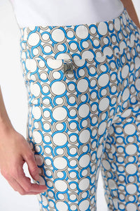 Joseph Ribkoff - Geometric Print Crop Pants