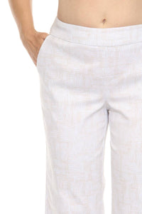 Joseph Ribkoff - Geometric Scribbles Pull On Culotte Pants