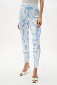 Joseph Ribkoff - Geometric Straight Pull-on Pants