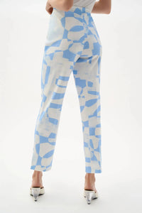 Joseph Ribkoff - Geometric Straight Pull-on Pants