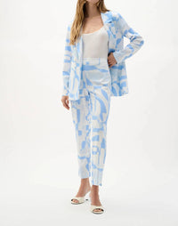 Joseph Ribkoff - Geometric Straight Pull-on Pants