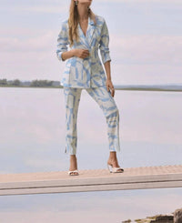 Joseph Ribkoff - Geometric Straight Pull-on Pants