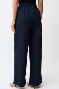 Joseph Ribkoff - Geometric Textured Pull-on Wide Leg Pants