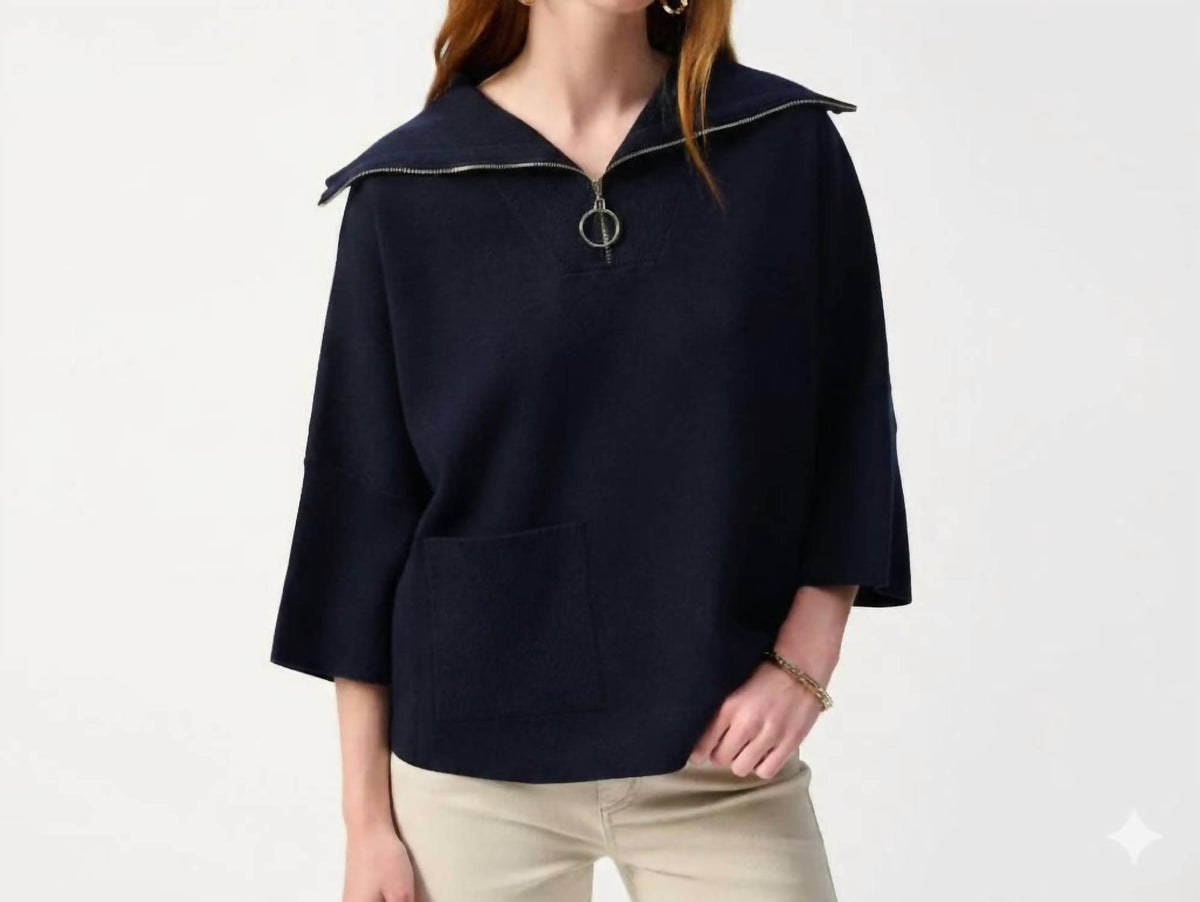 Joseph Ribkoff - Half Zip Sweater