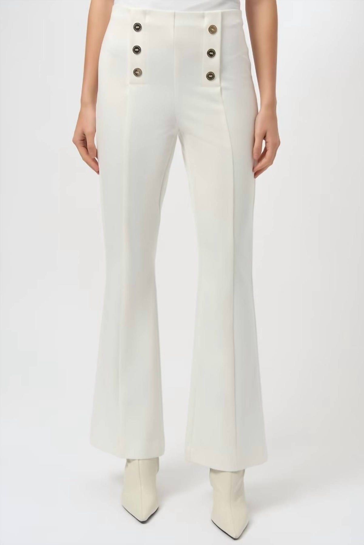 Joseph Ribkoff - Heavy Knit Flared Pull-on Pants