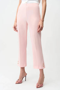 Joseph Ribkoff - High Waist Pull On Cropped Pants
