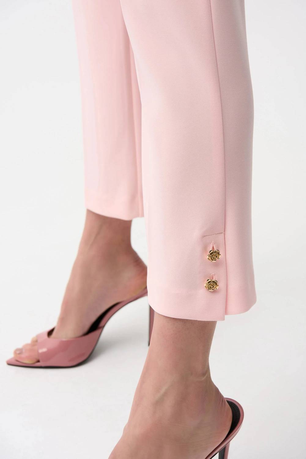 Joseph Ribkoff - High Waist Pull On Cropped Pants