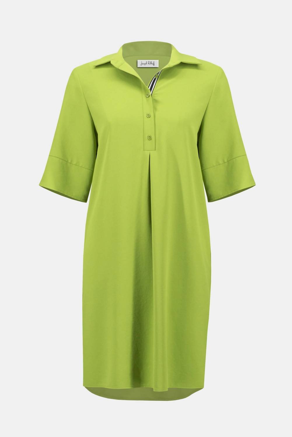 Joseph Ribkoff - Joseph Ribkoff Eggshell Straight Shirt Dress - clothing - dresses - green