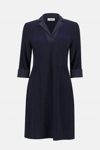 Joseph Ribkoff - Knee - length Shift Dress - blue - clothing - dresses