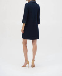 Joseph Ribkoff - Knee - length Shift Dress - blue - clothing - dresses