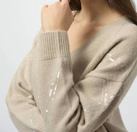 Joseph Ribkoff - Knit Pullover With Sequins