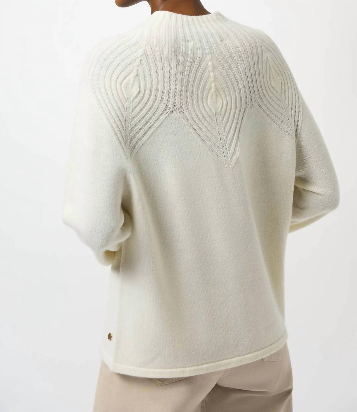 Joseph Ribkoff - Mock Neck Wool Blend Sweater Top