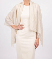 Joseph Ribkoff - Pleated Rectangle Scarf